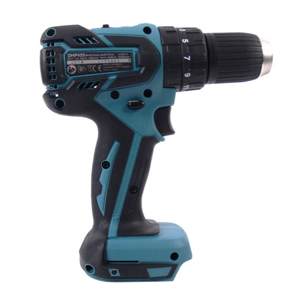 Makita DHP 459 Z Akku Schlagbohrschrauber 18V 45 Nm brushless Solo + Makita B-53811 Bit & Bohrer-Set 100-teilig - Toolbrothers