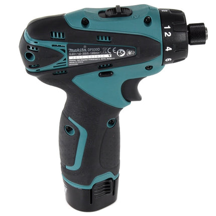 Makita DF 030 DWJ Akku-Schrauber 10,8 V im Koffer + 2x 1,3 Ah Akku + Ladegerät + Makpac - Toolbrothers