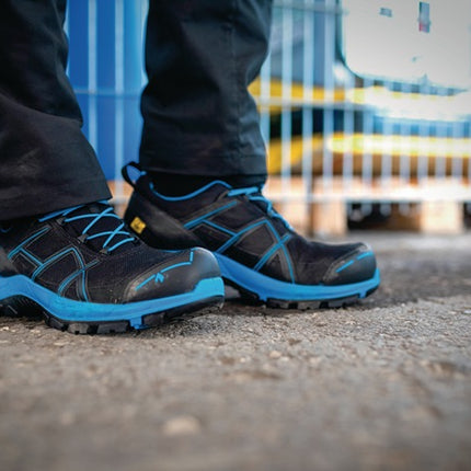 HAIX obuwie ochronne BE Safety 40.1 low rozmiar 8 (42) czarny/niebieski ( 4721000007 )