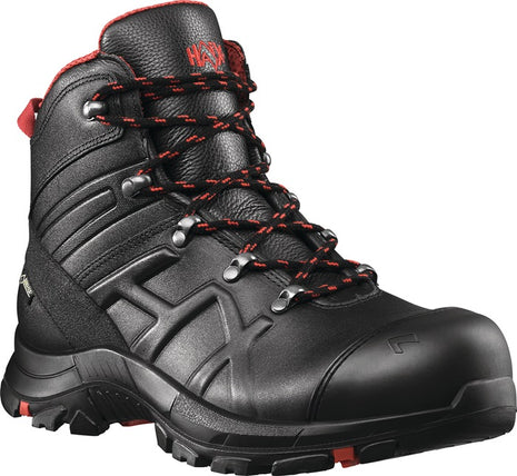 HAIX Sicherheitsstiefel BE Safety 54 Mid Größe 6 (39) schwarz/rot ( 4721000169 )