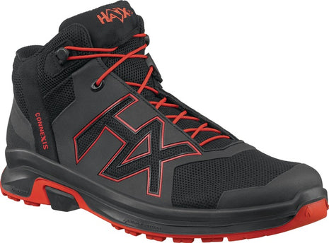 HAIX Zapato de ocio CONNEXIS Go GTX talla media 9.5 (44) negro/rojo (4721000714)