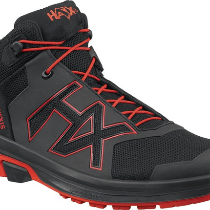 HAIX buty rekreacyjne CONNEXIS Go GTX mid rozmiar 10 (45) czarny/czerwony ( 4721000715 )