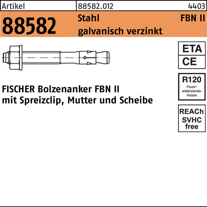 FISCHER Bolzenanker FBN II 16 Laenge 168 mm 8000257834  1 - toolbrothers