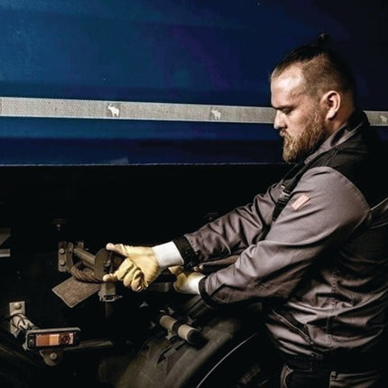 Rękawiczki NITRAS 03405 rozmiar 8 biały/żółty ( 8000636642 )