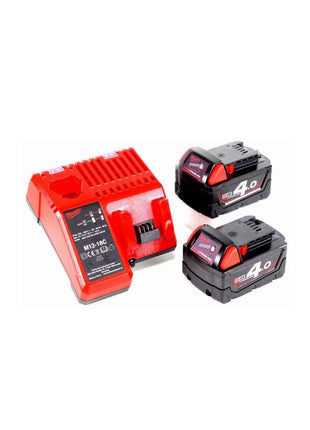 Milwaukee M18 VC2-402 C 18 V Akku-Nass-/Trockensauger + 2x Akku 4,0 Ah + Ladegerät - Toolbrothers