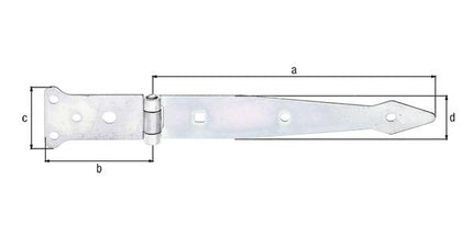 Wieszak GAH długość 202 x 77 mm szerokość 48 x 35 mm ( 8001514124 )