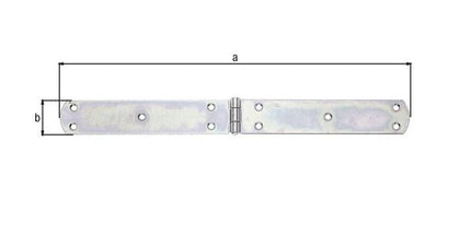 GAH wysokość zawiasu skrzynki 40 mm szer. otwarcia 400 mm ( 8001514131 )