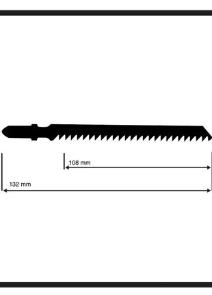 DeWalt DT2085 HSS - Stichsägeblatt Metall T318A, 5er Set - Toolbrothers