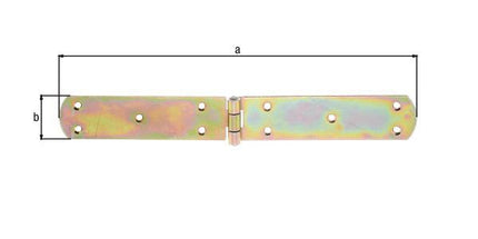 GAH wysokość zawiasu skrzynki 40 mm szer. otwarcia 300 mm ( 8001586372 )