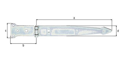 Wieszak GAH długość 300 x 101 mm szerokość 63 x 45 mm ( 8001732553 )