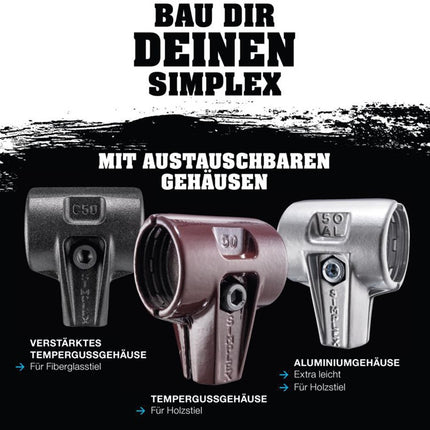 Główka młotka HALDER o miękkiej powierzchni Średnica główki 80 mm ( 8002360802 )