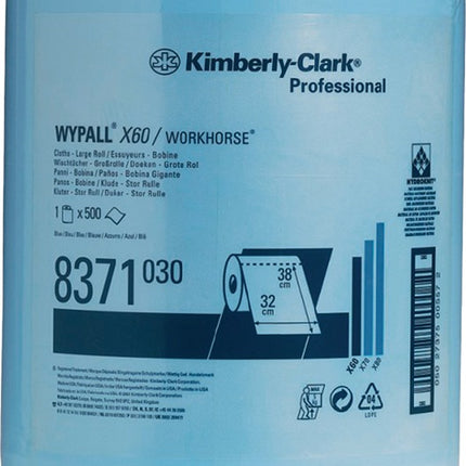 WYPALL Ściereczka do wycierania WYPALL X60 8371 L380xW315 ok. mm ( 9000469133 )
