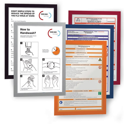DURABLE Magnetrahmen  DIN A4 silber ( 9000492405 )