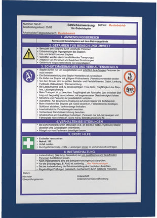 DURABLE Magnetrahmen  DIN A4 dunkelblau ( 9000492411 )