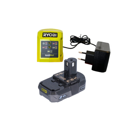 RYOBI R18MMS-120S Akumulatorowa pilarka do cięcia wielu materiałów 18 V 85 mm ( 5133005296 ) + 1x akumulator 2,0 Ah + ładowarka + miękki futerał