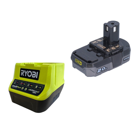 RYOBI R18PI-120GJ Akumulatorowa sprężarka ręczna 18 V 10,3 bar ( 5133005325 ) + 1x akumulator 2,0 Ah + ładowarka