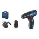 Bosch GSB 120-LI Professional Akku Schlagbohrschrauber 12 V 30 Nm Set ( 06019G8170 ) + 2x Akku 2,0 Ah + Ladegerät + Koffer