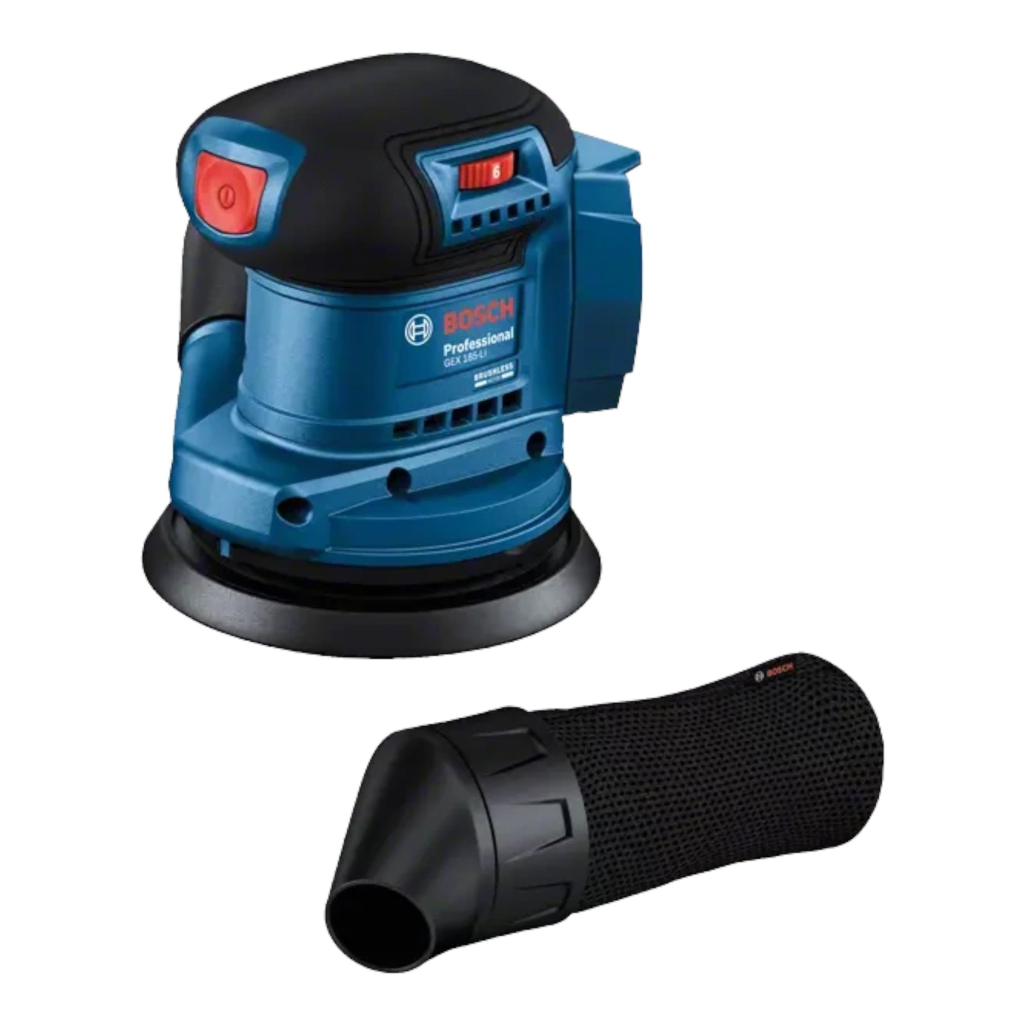 Bosch GEX 185 LI Professional Akku Exzenterschleifer 18 V 125 mm Brushless 2x Akku 2 0 Ah Ladegeraet 1 - toolbrothers