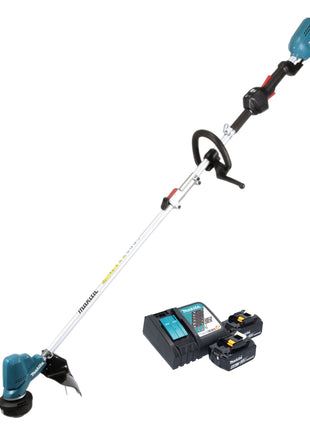 Cortacésped a batería Makita DUR 191 LRGX3 18 V sin escobillas + 2x baterías 6,0 Ah + cargador