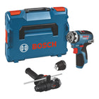 Bosch GSR 12V-35 FC akumulatorowa wiertarko-wkrętarka 12 V 35 Nm bezszczotkowa + 2x akumulator 6,0 Ah + ładowarka + 2x osprzęt + L-Boxx