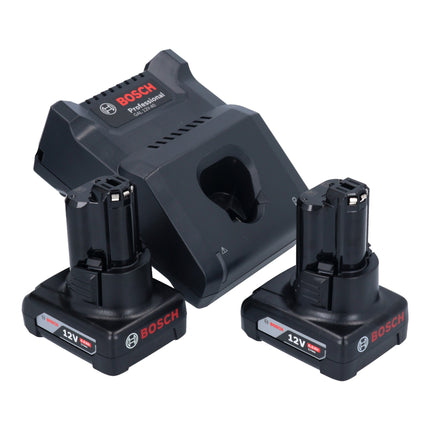 Bosch GSR 12V-35 FC akumulatorowa wiertarko-wkrętarka 12 V 35 Nm bezszczotkowa + 2x akumulator 6,0 Ah + ładowarka + 2x osprzęt + L-Boxx