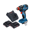 Bosch GDX 18V-200 Professional Akku Drehschlagschrauber 18 V 200 Nm Brushless + 2x ProCORE Akku 4,0 Ah + Ladegerät