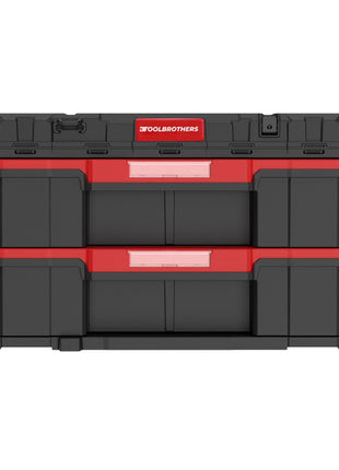 Toolbrothers RHINO XXL Drawer 2 ECO Toolbox Skrzynka narzędziowa 587 x 380 x 340 mm 29 l z dwiema szufladami