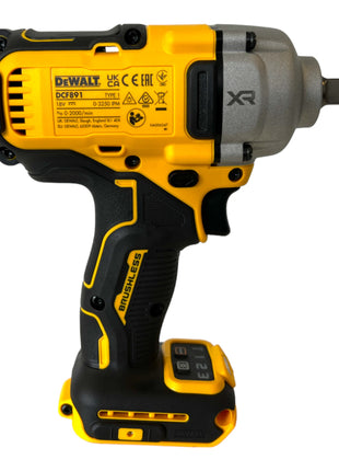 DeWalt DCF 891 E2T Akku Schlagschrauber 18 V 1084 Nm 1/2" Brushless + 2x Powerstack Akku 1,7 Ah + Ladegerät + TSTAK