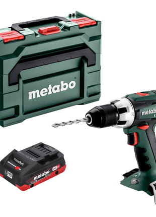 Metabo BS 18 LT akumulatorowa wiertarko-wkrętarka 18 V 60 Nm + 1x akumulator LiHD 4,0 Ah + metaBOX - bez ładowarki