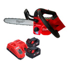 Milwaukee M18 FTHCHS30-552 Akku Top Handle Kettensäge 18 V 30 cm + 2x Akku 5,0 Ah + Ladegerät