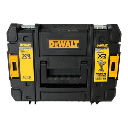 Akumulatorowy klucz udarowy DeWalt DCF 891 H1T 18 V 1084 Nm 1/2" bezszczotkowy + 1x akumulator Powerstack 5,0 Ah + TSTAK + ładowarka