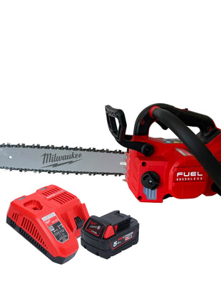 Milwaukee M18 FTHCHS35-551 Akku Top Handle Kettensäge 35 cm + 1x Akku 5,0 Ah + Ladegerät