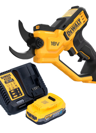 Sekator akumulatorowy DeWalt DCMPP 568 E1 18 V 38 mm + 1x akumulator Powerstack 1,7 Ah + ładowarka