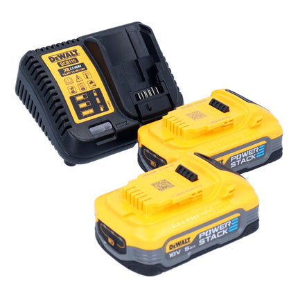 Sekator akumulatorowy DeWalt DCMPP 568 H2 18 V 38 mm + 2x akumulator Powerstack 5,0 Ah + ładowarka