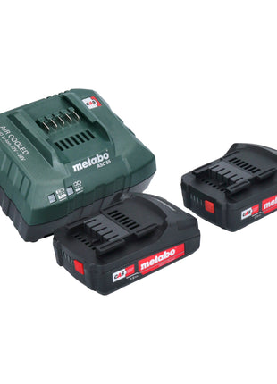 Metabo SSE 18 LTX Sierra de sable a batería compacta 18 V 13 mm + 2 baterías 2,0 Ah + cargador