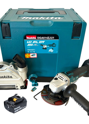 Makita DGA 514 F1JU1 Akku Winkelschleifer 18 V 125 mm Brushless + 1x Akku 3,0 Ah + Makpac - ohne Ladegerät