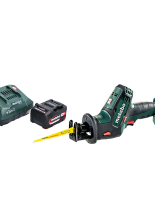 Metabo SSE 18 LTX Compact Akku Reciprosäge Säbelsäge 18 V 13 mm + 1x Akku 4,0 Ah + Ladegerät