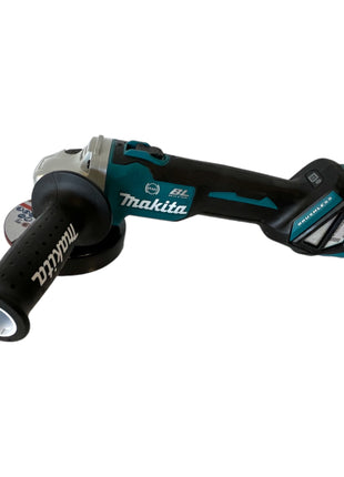 Makita DGA 514 RMJU1 akumulatorowa szlifierka kątowa 18 V 125 mm bezszczotkowa + 2x akumulator 4,0 Ah + ładowarka + Makpac