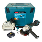 Makita DGA 514 T1JU1 Akku Winkelschleifer 18 V 125 mm Brushless + 1x Akku 5,0 Ah + Makpac - ohne Ladegerät