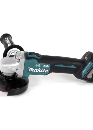 Makita DGA 513 SM1 Akku Winkelschleifer 18 V 125mm Brushless + 1x Akku 4,0Ah + Ladegerät + 3x Scheibe - Toolbrothers