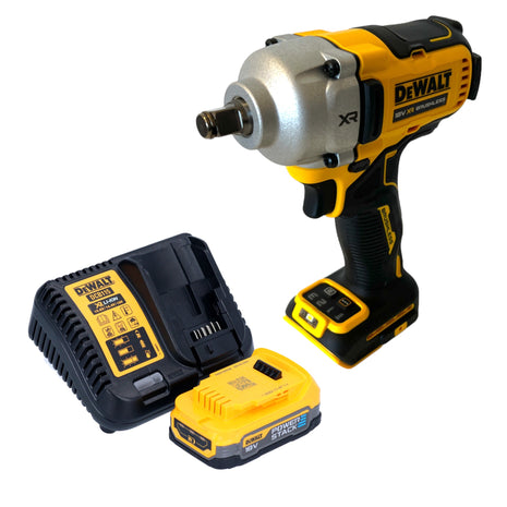 Clé à chocs sans fil DeWalt DCF 891 E1 18 V 1084 Nm 1/2" sans balai + 1x batterie Powerstack 1,7 Ah + chargeur