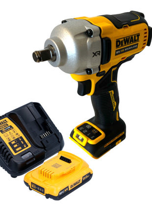 DeWalt DCF 891 D1 Akku Schlagschrauber 18 V 1084 Nm 1/2" Brushless + 1x Akku 2,0 Ah + Ladegerät