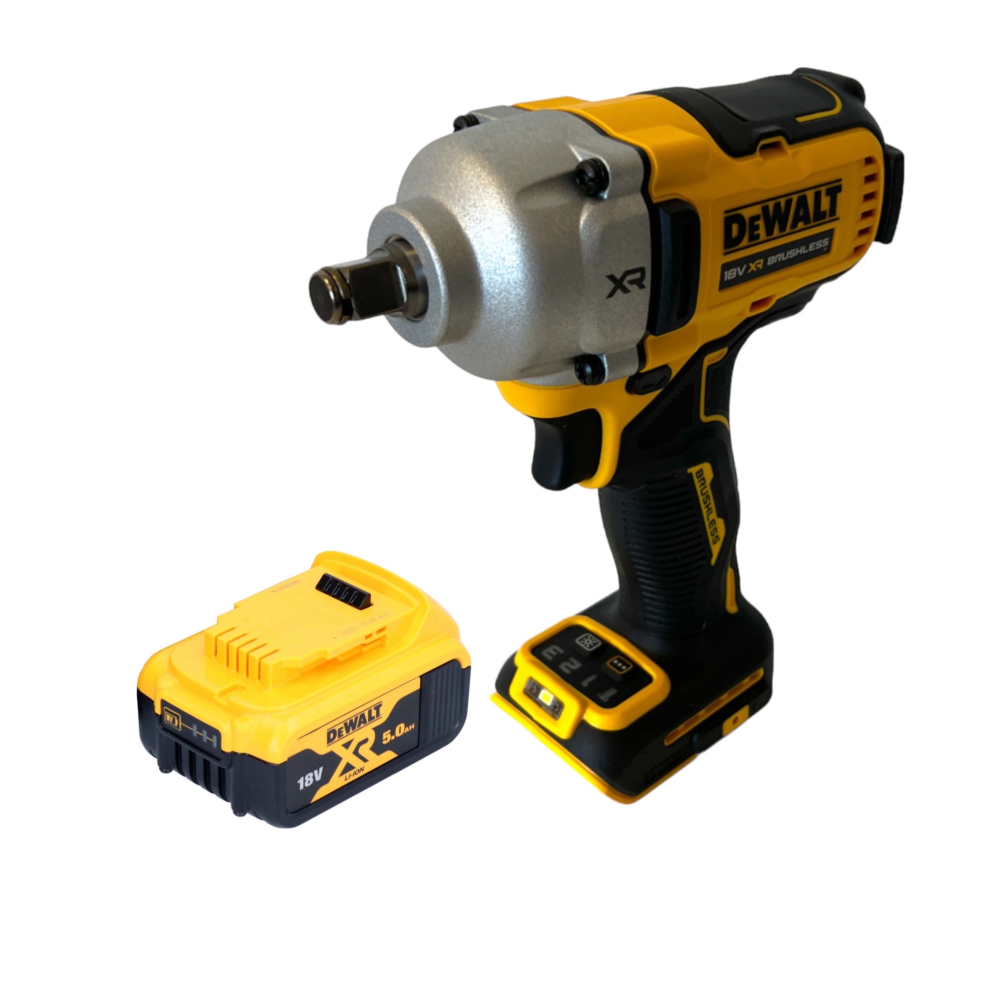 DeWalt DCF 891 N Akku Schlagschrauber 18 V 1084 Nm 1 2 Brushless 1x Akku 5 0 Ah ohne Ladegeraet 0 - toolbrothers