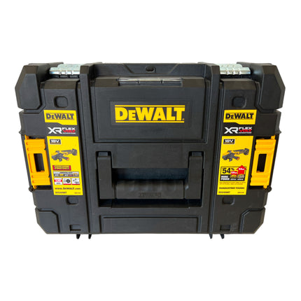 Akumulatorowa szlifierka kątowa DeWalt DCG 409 D2T 18 V 125 mm bezszczotkowa + 2x akumulator 2,0 Ah + ładowarka + TSTAK