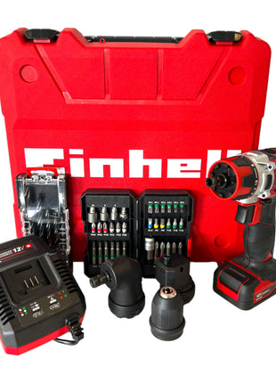 Einhell TE-CD 12/1 3X-Li +39 Akumulatorowa wiertarko-wkrętarka 12 V 30 Nm ( 4513597 ) + 1x akumulator 2,0 Ah + ładowarka + e-box