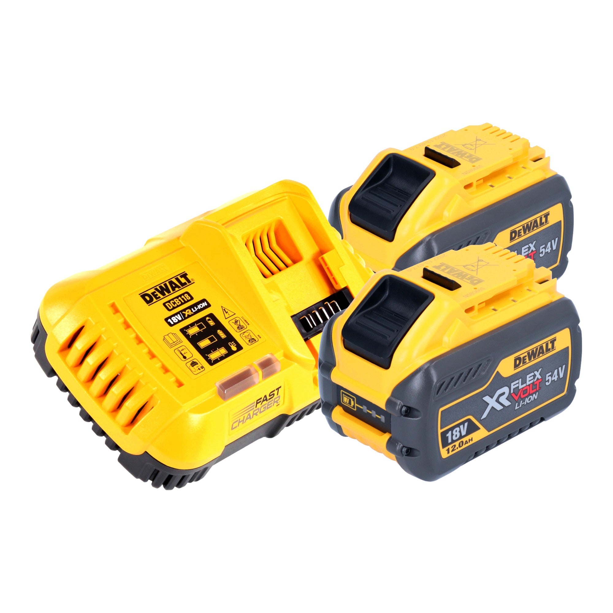 DeWalt DCG 460 Y2 Akku Winkelschleifer 54 V 230 mm 2x Akku 12 0 Ah Ladegeraet 2 - toolbrothers