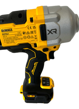 Akumulatorowy klucz udarowy DeWalt DCF 961 E1T 18 V 1632 Nm 1/2" bezszczotkowy + 1x akumulator Powerstack 1,7 Ah + ładowarka + TSTAK