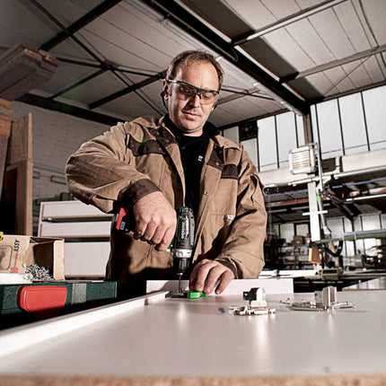 Metabo Powermaxx BS Basic Set akumulatorowa wiertarko-wkrętarka 12 V 34 Nm ( 600080710 ) + 2x akumulator 2,0 Ah + ładowarka + 41-cz. zestaw akcesoriów + walizka