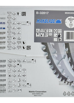 Piła tarczowa Makita MAKBLADE 305 x 30 x 2,3 mm 60 zębów ( B-32817 ) do drewna