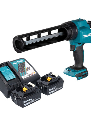 Akumulatorowy pistolet na kartusze Makita DCG 180 RG 18 V + 2x akumulator 6,0 Ah + ładowarka